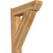Ekena Millwork Traditional Slat Rough Sawn Outlooker, Western Red Cedar, 8"W x 30"D x 34"H OUT08X30X34TRA06RWR - alternate 1
